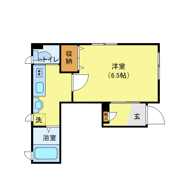 グッドステイ南与野WESTグランディール★『禁煙ルーム・1名入居限定・独立洗面・浴室乾燥付』【ハイクラス】の物件間取り図