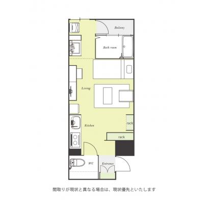 ユニオンマンスリー八千代村上レジデンス１　205　1R・シングル☆【禁煙ルーム】2023年築！人気の角部屋＆バストイレ別♪浴室乾燥機・独立洗面台・温水洗浄便座完備！TV付バスでリラックスタイム♪の物件間取り図