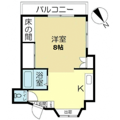 Nステイ古町の物件間取り図