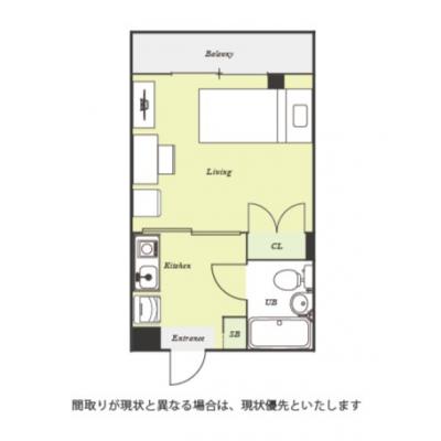 ユニオンマンスリー柏５　303　1K・シングル☆【禁煙ルーム】安心のモニター付きインターフォン＆室内洗濯機完備！気象大学校へ徒歩通学■選べるWi-Fi格安レンタル中！の間取り図