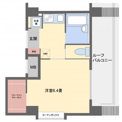 【オレンジマンスリー吉祥寺駅前②】♪新規OPEN♪駅近,禁煙ルーム,Wi-Fi無料,オートロック付き、エレベーターありの物件間取り図