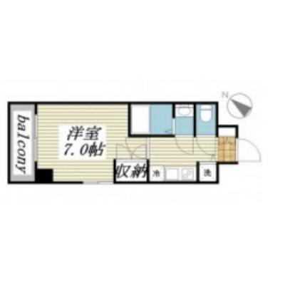 【🍡！秋の大感謝価格！🍡】【禁煙🚭/Wi-Fi無料🌐】マイナビSTAY勝どき　805の物件間取り図