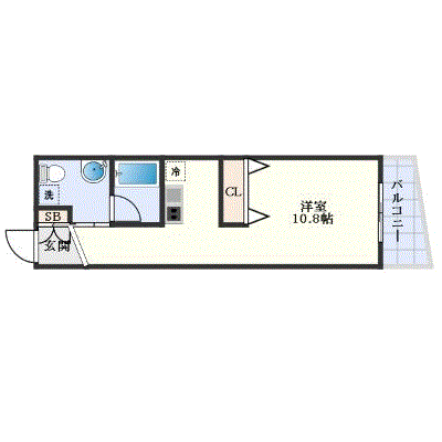 マンスリーリブマックス玉造駅東オーエム3★【設備充実】≪エクセレントシリーズ≫の物件間取り図
