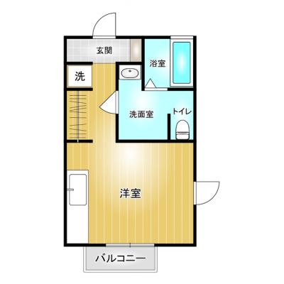 【Wi-Fi無料】【近隣飲食店充実】マンスリータウン上中居町D3の間取り図