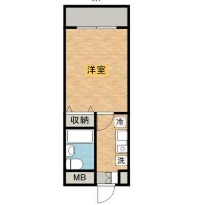 ダイアパレス宮崎県病院前の物件間取り図