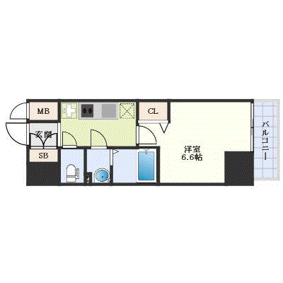 グッドステイ今池駅北レイシャス■【ハイクラス・Wi-Fi対応・設備充実】の物件間取り図