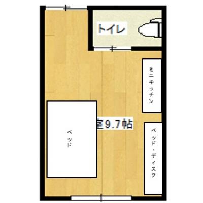 天然温泉ホテルきんしゃいの間取り図