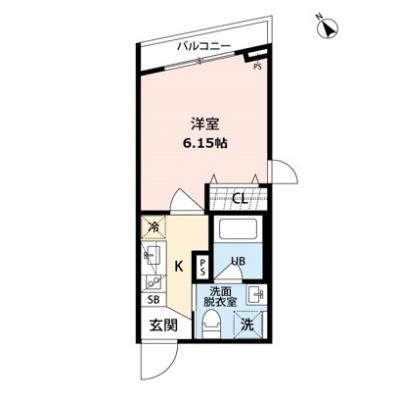 【J’sコート代々木上原303】千代田線始発！代々木上原駅徒歩5分！築浅デザイナーズRCマンション☆【インターネット無料】の間取り図