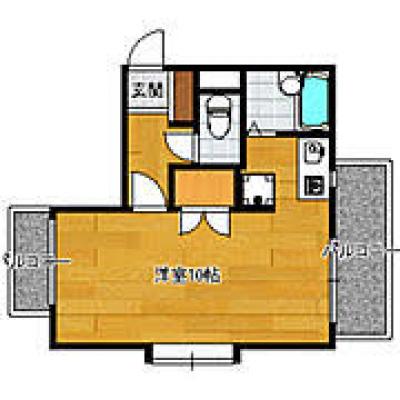 コムルーム千代の物件間取り図