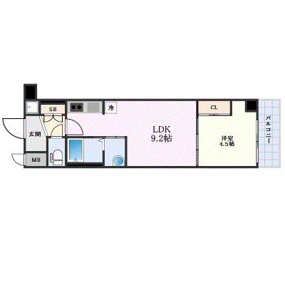 グッドステイ京都駅西スワンズ※エグゼ【ペット・1LDK・ハイクラス・Wi-Fi対応・設備充実】の物件間取り図
