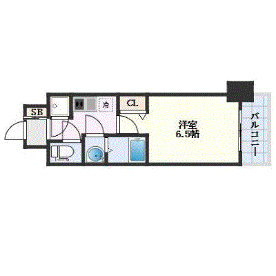 マンスリーリブマックス京橋駅北クロス■【ペット・設備充実】≪エクセレントシリーズ≫の物件間取り図