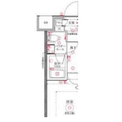 【🍡！秋の大感謝価格！🍡】【禁煙🚭/Wi-Fi無料🌐】マイナビSTAYモンターニュ川口　404の間取り図