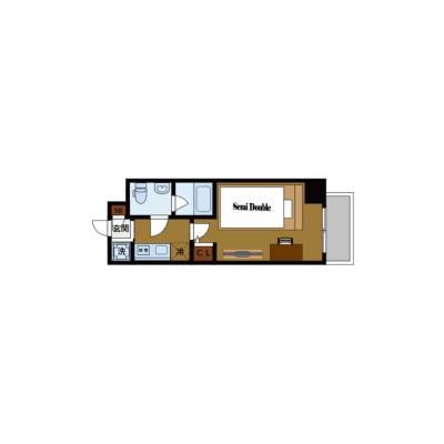 【築浅物件】駅近×静音｜禁煙｜家電一式｜個人歓迎｜BraTTo川崎DUEの間取り図