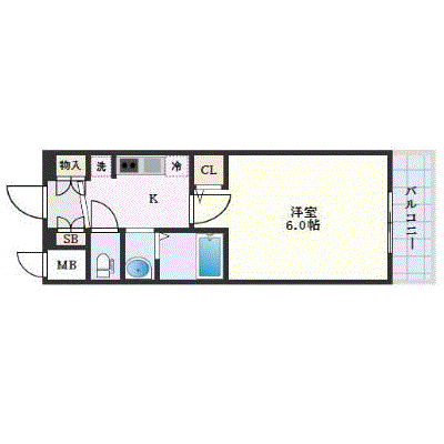 グッドステイ横川駅南エステム★【ペット・ハイクラス・設備充実】の間取り図
