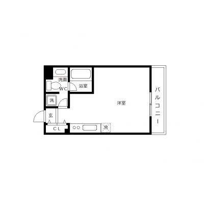 OneLife大岡山グラス【▼バストイレ別、独立洗面台、オートロック付き】の物件間取り図