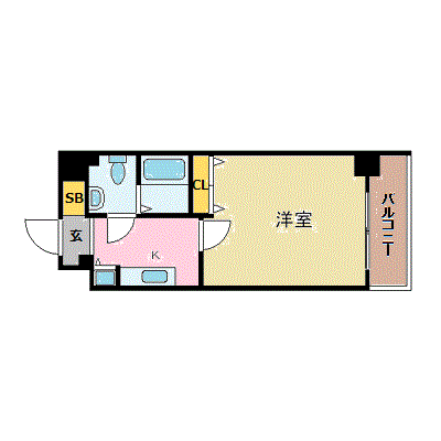 グッドステイ博多駅前スカイコート□【ペット・ハイクラス・NET対応】の物件間取り図
