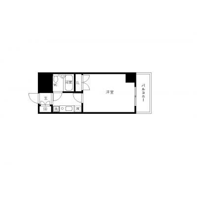OneLife武蔵小山ルミーナ【▼室内見学可（※空室状況により、応相談）オートロック付き】の間取り図