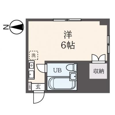 東都マンスリーサントメール★嬉しいインターネット使用料無料★の物件間取り図