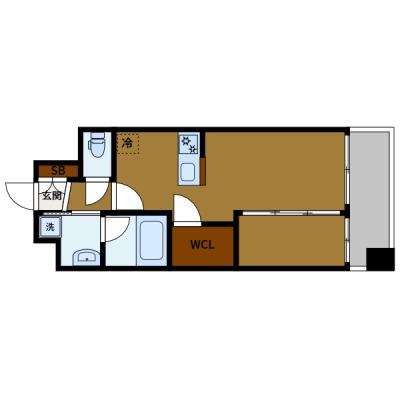 BraTTo博多駅前リュクス【11、12月入居キャンペーン😍さらに1,000円OFF👍】の物件間取り図