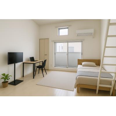 【名古屋市中村区/太閤通徒歩約5分/無料Wi-FI/バストイレ別・独立洗面台/自転車駐輪可能】リバティー 103号室 ファミマンの物件間取り図