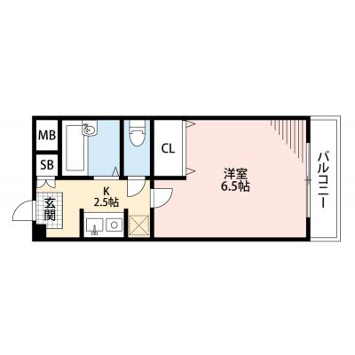 🌈新規オープンにつき表示賃料から半額！ （１２月末まで）🌈◆パシオン八尾１【Wi-Fi無料！近鉄八尾駅徒歩5分！浴室トイレセパレート】の間取り図