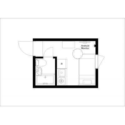 池袋駅から徒歩９分／Wi-Fi完備／家具家電・備品完備／Verde池袋101の間取り図