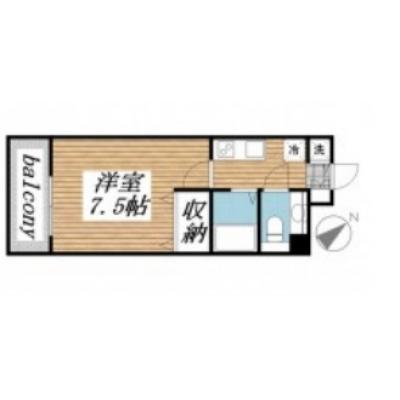 【✨🎁12月入居限定SALE🎁✨】【禁煙🚭】マイナビSTAY渋谷WEST　1005の間取り図