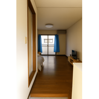 🌟人気の善光寺エリア！💺家具家電付き！TM31 203号室の間取り図