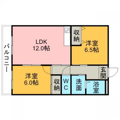 ＡＣＯ半城土西町　⭐Wi-Fi無料⭐　※90日以上でご利用が可能となります。の物件間取り図
