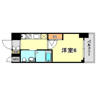 トラスト兵庫11【AL・EV・宅配BOX　設備充実♪】の物件間取り図