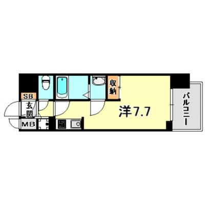 トラスト兵庫10【兵庫駅目の前！ローソンすぐ】の物件間取り図