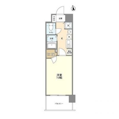 トラスト宝塚1【JR・阪急宝塚駅徒歩5分圏内！日当たり良好】の物件間取り図
