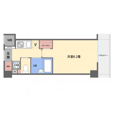 【オレンジマンスリー吉祥寺駅前③】♪新規OPEN特別キャンペーン♪今だけ賃料1,000円OFF！！駅近,禁煙ルーム,Wi-Fi無料,オートロック付き、エレベーターありの物件間取り図