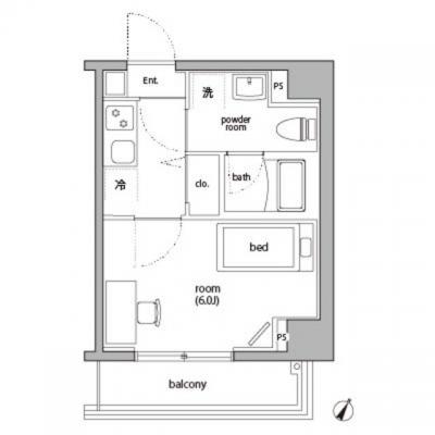 RマンスリーNo.57　川崎八丁畷【京急線・JR南武線徒歩5分】の物件間取り図