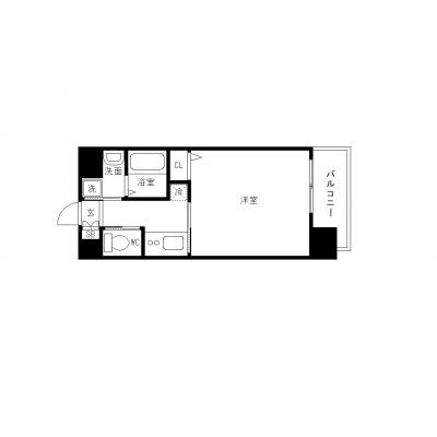 OneLife難波クラス【▼室内見学可（※空室状況により、応相談）,浴室乾燥機・オートロック付き】の物件間取り図