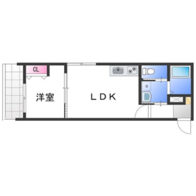 🚉✨駅近で便利な立地🌷🛒2人入居可の築浅物件🧍‍♀️🧍の物件間取り図