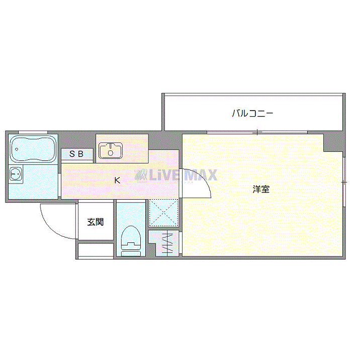 グッドステイ日本橋箱崎町●『禁煙ルーム・駅3分・セパレート』【ベーシック】の物件間取り図