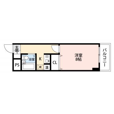 ◆パシオン三田６【Wi-Fi無料！三田駅徒歩３分！】の間取り図
