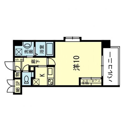 ロイヤルハイネスセカンドの間取り図