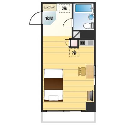 【新規オープン・駅近！】TNS錦糸町１＜11月上旬以降空室あり＞の物件間取り図
