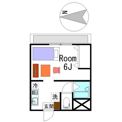 グランマンスリー前橋城東町R202【中央前橋駅徒歩４分】【前橋駅も徒歩圏内♪】【Wi-Fi無料☆】の物件間取り図