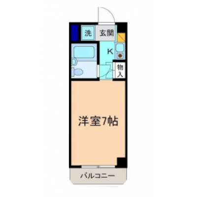 KIT【片町徒歩9分♪】Wi-Fi無料☆家具家電完備☆駐車場有の物件間取り図