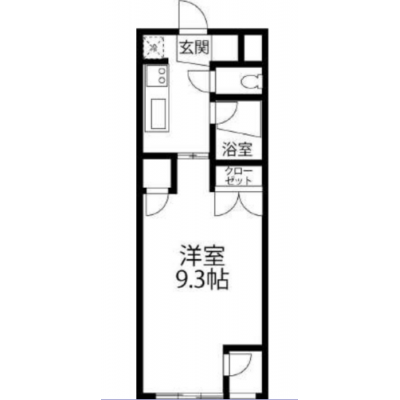 KIT【野々市駅徒歩7分♪】Wi-Fi無料☆家具家電完備☆駐車場有の間取り図