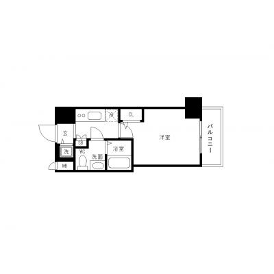 OneLife中之島リベラ【▼室内見学可（※空室状況により、応相談）、浴室乾燥機・ウォシュレット付き】の物件間取り図