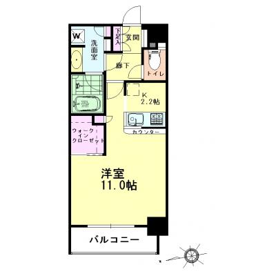 東都マンスリー　センシア山手大塚の間取り図