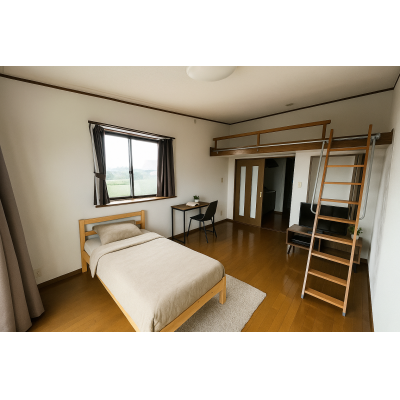 駐車場＆Wifi無料！家具家電付！即入居可！TM37の間取り図