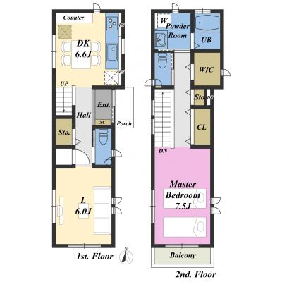 The Monthly Villa武蔵野【Wifi完備・駐車場有】の間取り図