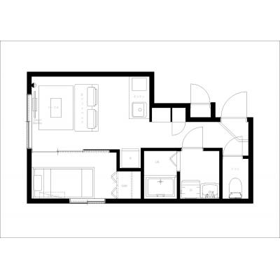 2025年築/十条駅から徒歩10分/都心へのアクセス良好/人気の商店街/エレーナ十条 502の間取り図