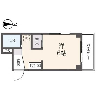 東都マンスリージュネスミュー【WiFi無料！新丸子駅徒歩5分！】の物件間取り図