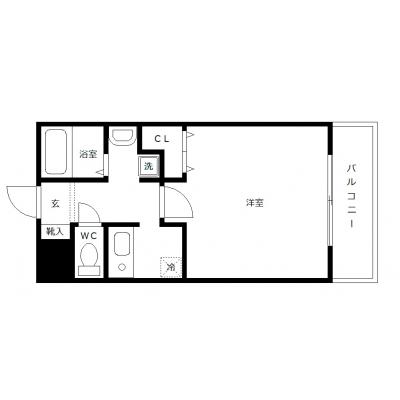 OneLife鶴舞キャノン【★ウォシュレット付き】の間取り図